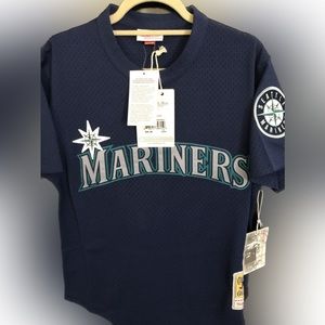 Mitchell & Ness: Seattle Mariners “Ken Griffey, Jr.” #24 mesh-jersey (1995) BP’s